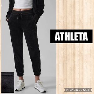 NWT ATHLETA Black Cozy Karma Recovery Jogger Size Small